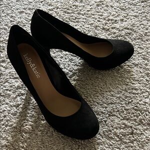 Kelly & Katie Black Women's Heels